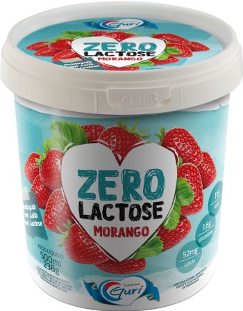 COPO 500ML ZERO LACTOSE MORANGO